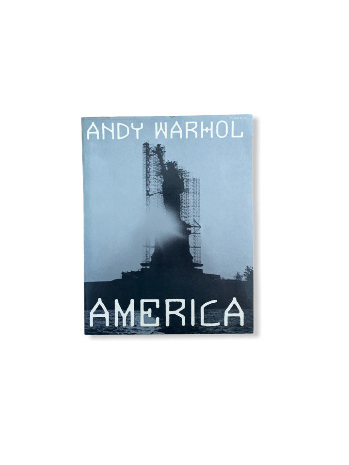 ANDY WARHOL AMERICA PRINTED IN1985 / FIRST EDITION