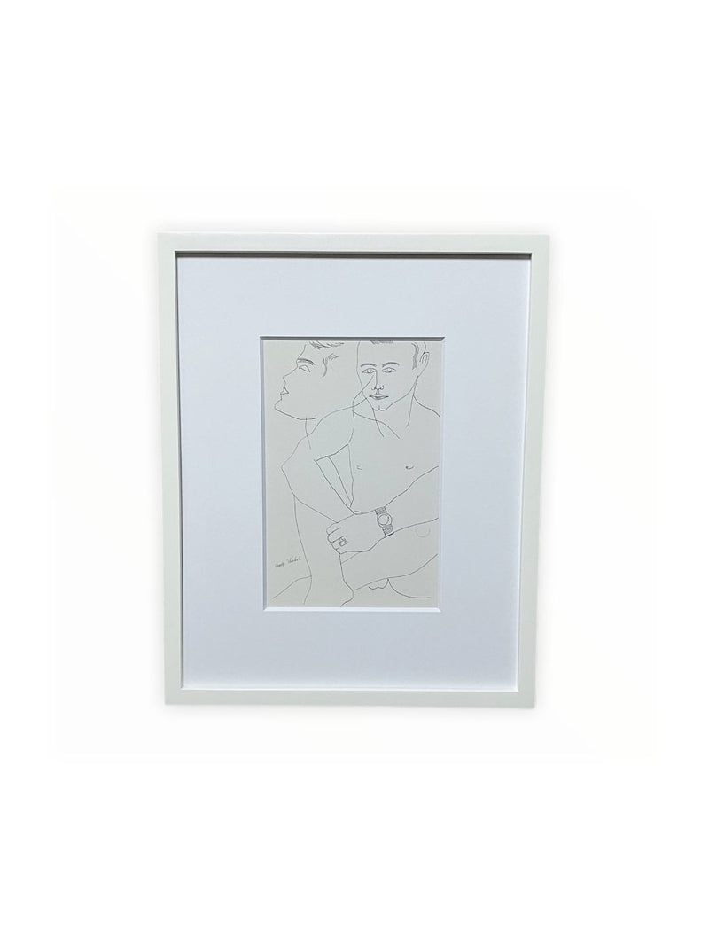 ANDY WARHOL INVITATION CARD FRAMED(SOLD OUT)